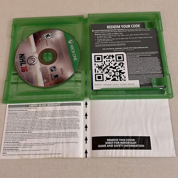 NHL 16 Deluxe Edition for XBOX One w case and manual - Picture 4 of 4
